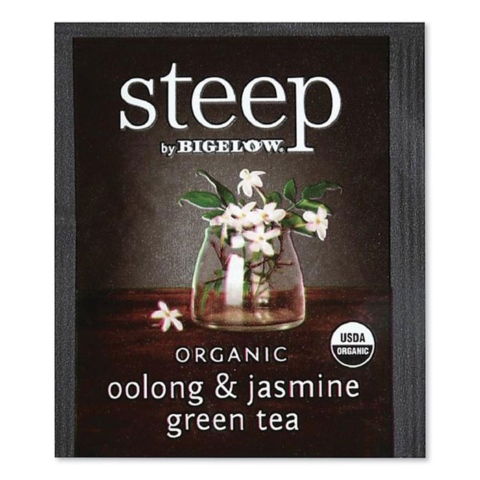 steep Tea, Oolong and Jasmine Green, 0.06 oz Tea Bag, 20/Box