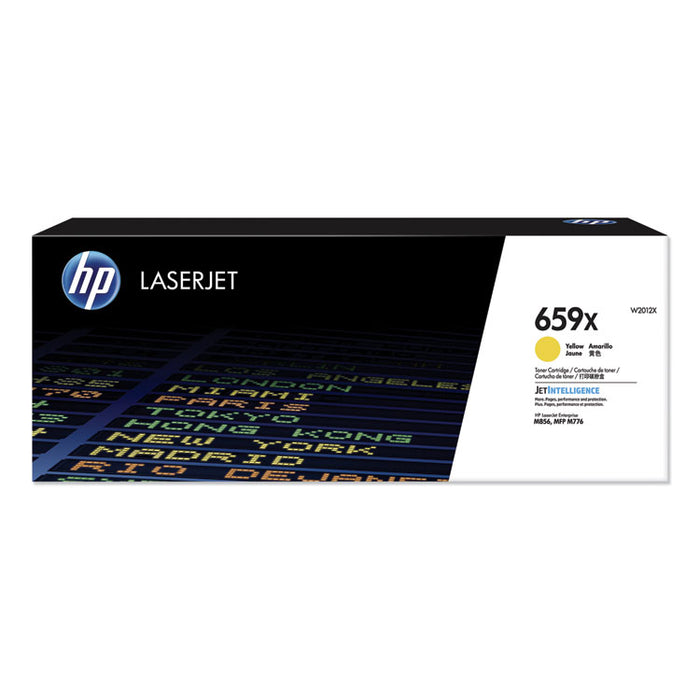 HP 659X, (W2012X) High-Yield Yellow Original LaserJet Toner Cartridge