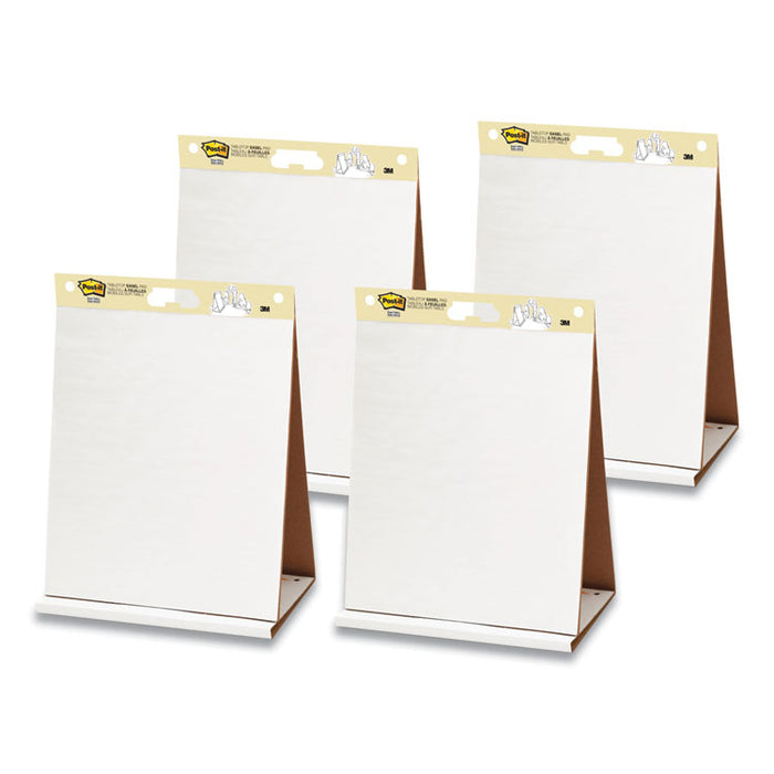Original Tabletop Easel Pad with Self-Stick Sheets, Unruled, (20) White 20 x 23 Sheets, 4/Pack