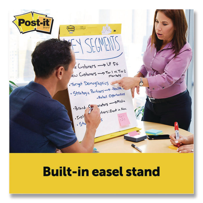 Original Tabletop Easel Pad with Self-Stick Sheets, Unruled, (20) White 20 x 23 Sheets, 4/Pack