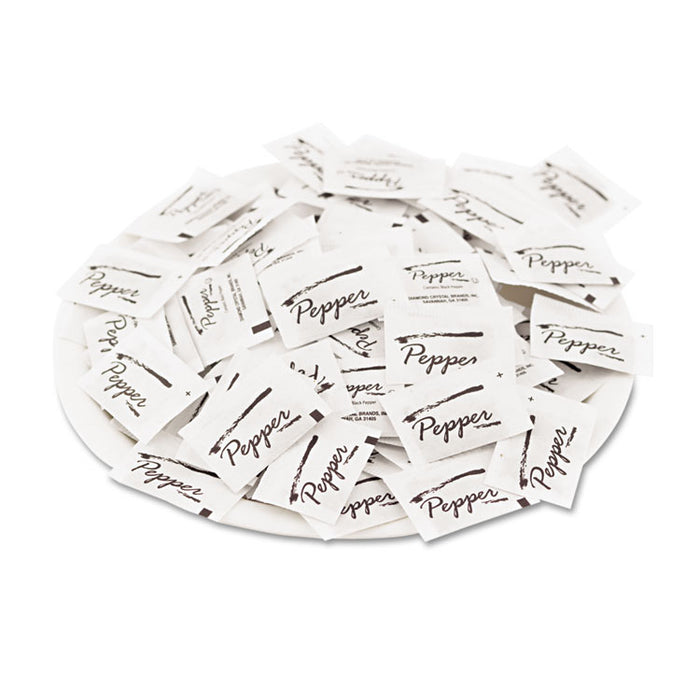 Pepper Packets, 0.1 grams, 3,000/Carton