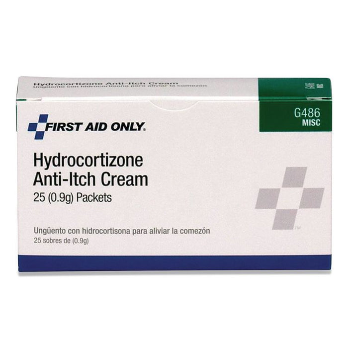 Hydrocortisone Anti-Itch Cream, 0.03 oz Packet, 25/Box