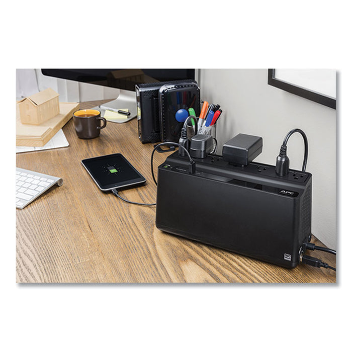 BN650M1 Back-UPS 650 VA Battery Backup System, 7 Outlets, 650 VA, 490 J