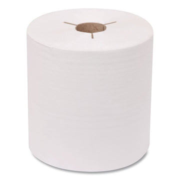 Advanced Hand Towel Roll, Notched, 1-Ply, 8 x 10, White, 6 Rolls/Carton