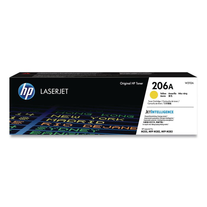 HP 206A, (W2112A) Yellow Original LaserJet Toner Cartridge