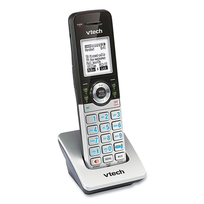CM18045 Four-Line Business System Extension Handset for CM18445 System, Silver/Black