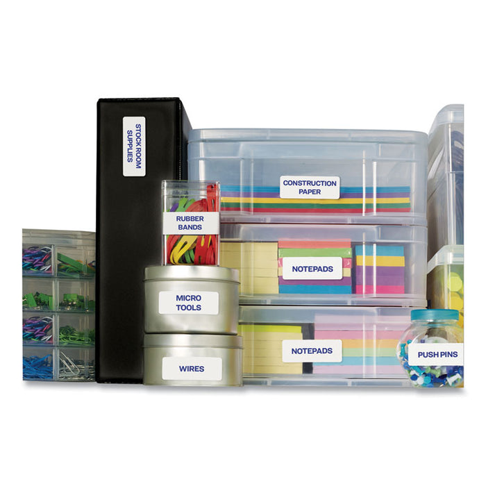 Easy Peel White Address Labels w/ Sure Feed Technology, Inkjet Printers, 1.33 x 4, White, 14/Sheet, 25 Sheets/Pack