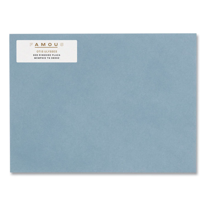 Easy Peel White Address Labels w/ Sure Feed Technology, Inkjet Printers, 0.66 x 1.75, White, 60/Sheet, 25 Sheets/Pack