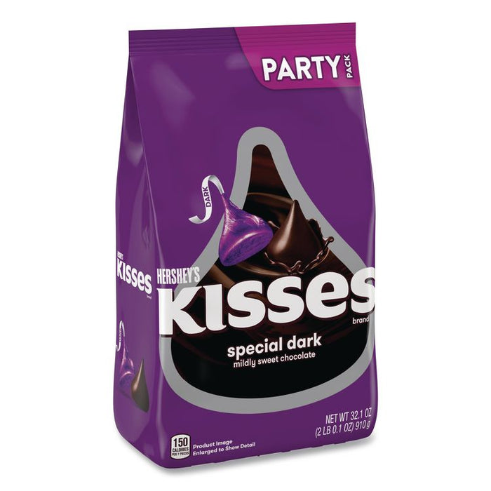 KISSES Special Dark Chocolate Candy, Party Pack, 32.1 oz Bag
