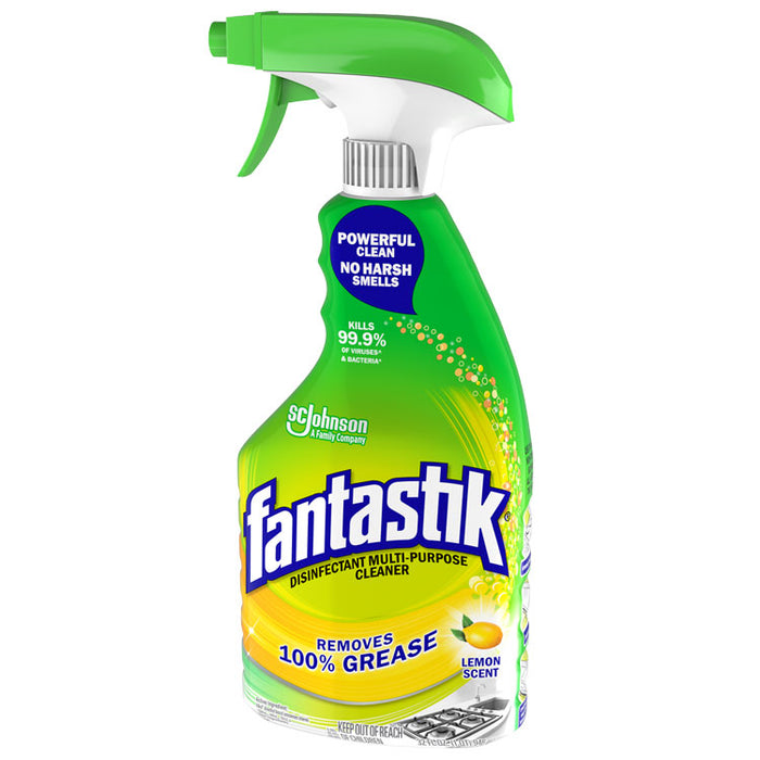 Disinfectant Multi-Purpose Cleaner Lemon Scent, 32 oz Spray Bottle