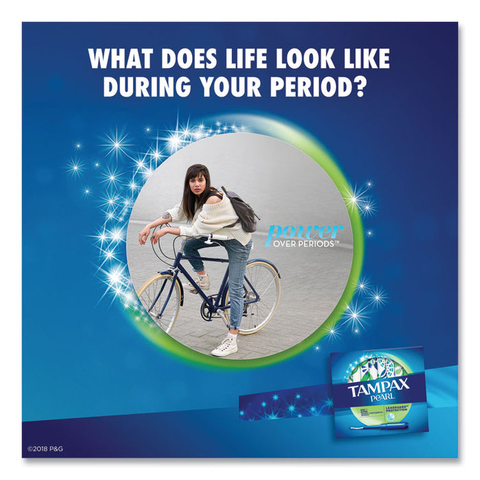 Pearl Tampons, Super Absorbency, 18/Box