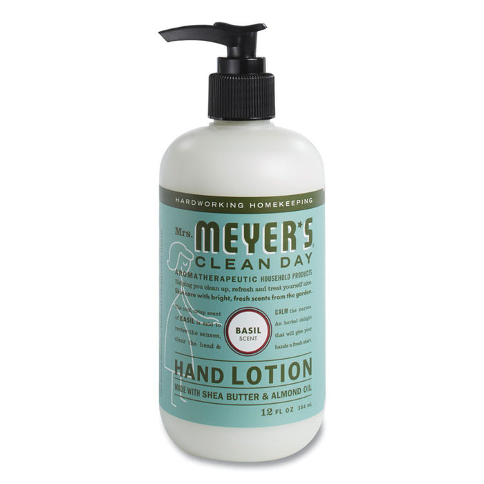 Clean Day Hand Lotion, 12 oz Pump Bottle, Basil Scent