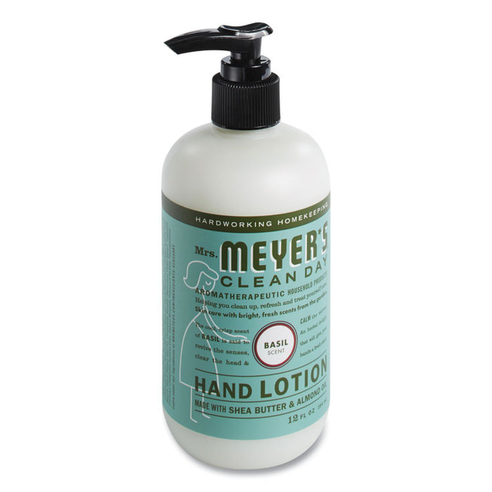 Clean Day Hand Lotion, 12 oz Pump Bottle, Basil Scent