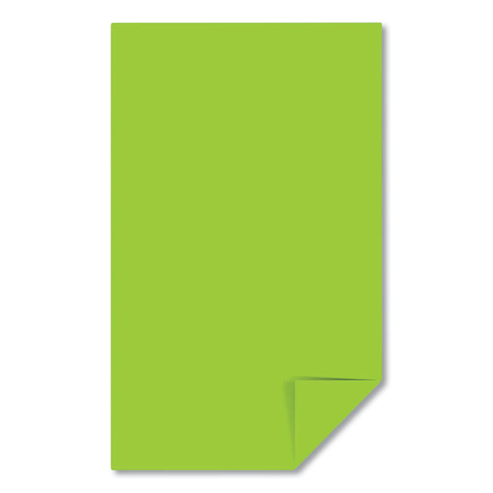 Color Paper, 24 lb Bond Weight, 8.5 x 14, Terra Green, 500/Ream