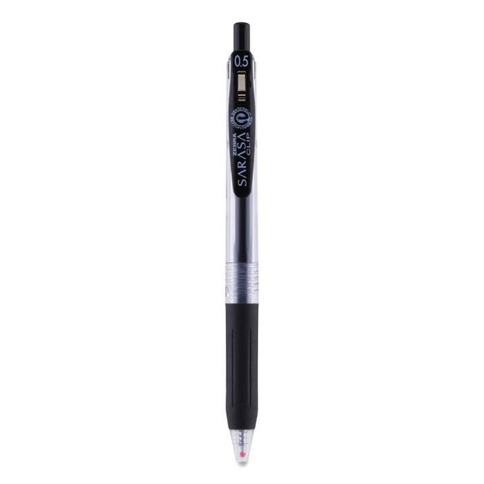 Sarasa Clip Gel Pen, Retractable, Fine 0.5 mm, Assorted Ink and Barrel Colors, 20/Pack