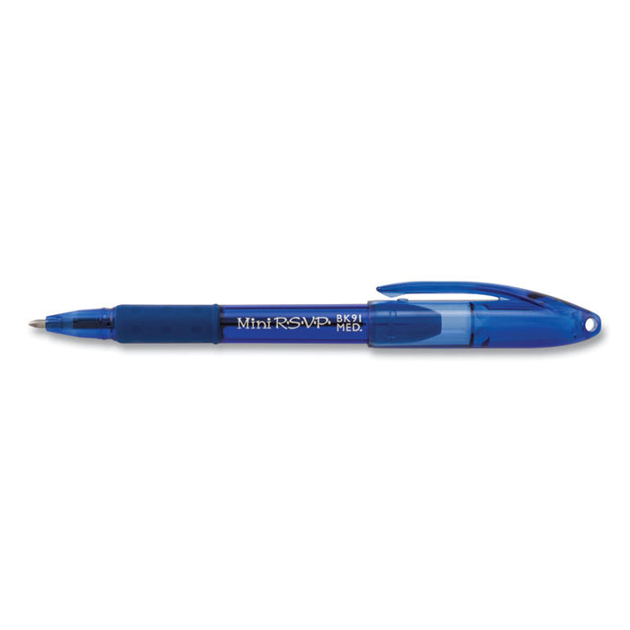 R.S.V.P. Mini Ballpoint Pen, Stick, Medium 1 mm, Assorted Ink and Barrel Colors, 24/Pack