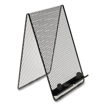 Wire Mesh Copy Holder, Holds Up to Letter Size Sheets, Metal, Black