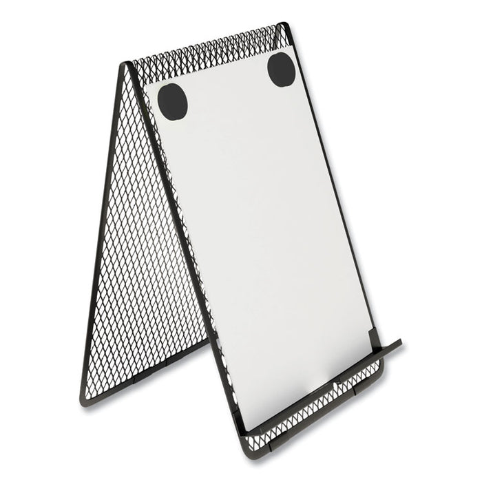 Wire Mesh Copy Holder, Holds Up to Letter Size Sheets, Metal, Black