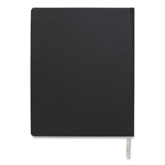 Hardcover Business Journal, 1-Subject, Narrow Rule, Black Cover, (96) 10 x 8 Sheets