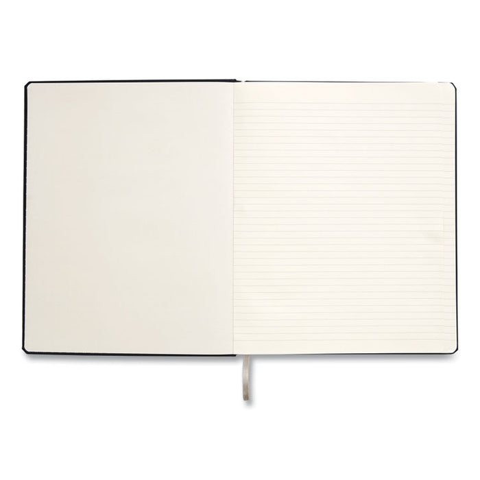 Hardcover Business Journal, 1-Subject, Narrow Rule, Black Cover, (96) 10 x 8 Sheets