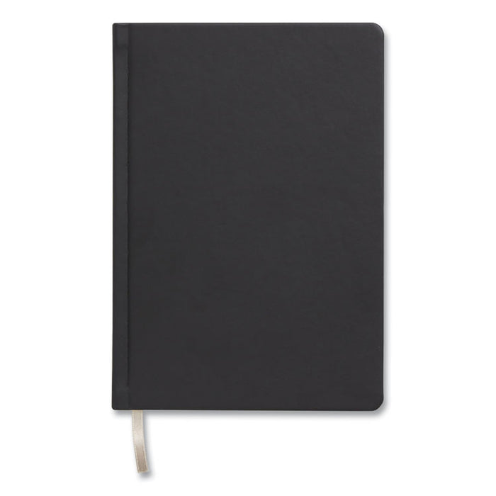 Hardcover Business Journal, 1-Subject, Narrow Rule, Black Cover, (96) 8 x 5.5 Sheets