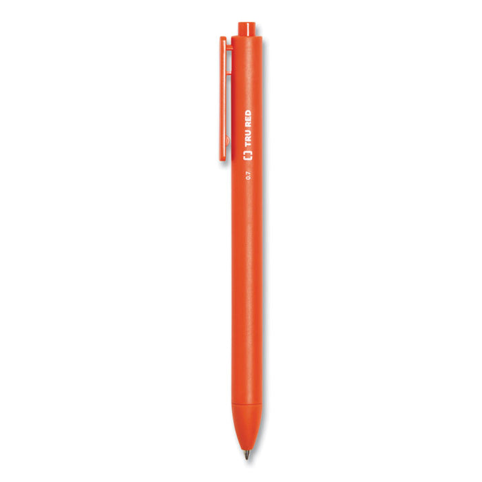Quick Dry Gel Pen, Retractable, Medium 0.7 mm, Assorted Ink and Barrel Colors, 12/Pack