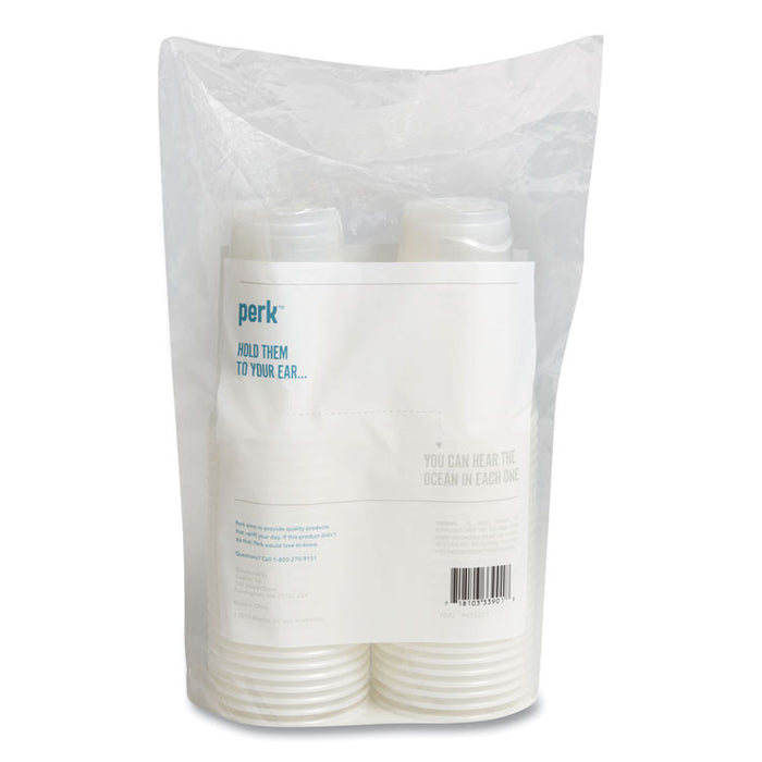 Plastic Cold Cups, 12 oz, Clear, 50/Pack