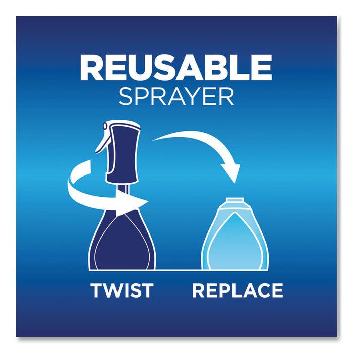 Platinum Powerwash Dish Spray, Fresh Scent, 16 oz Spray Bottle, 2/Pack