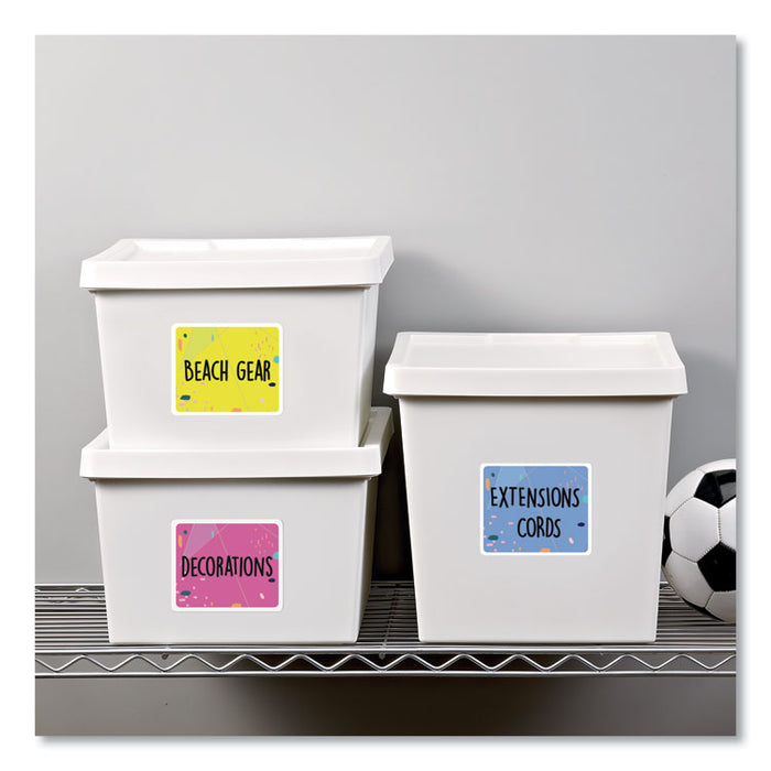 Shipping Labels w/ TrueBlock Technology, Inkjet Printers, 3.33 x 4, White, 6/Sheet, 100 Sheets/Box