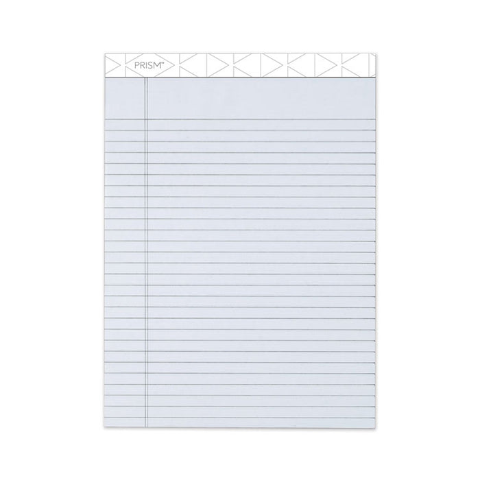 Prism + Colored Writing Pads, Wide/Legal Rule, (50) Pastel Gray 8.5 x 11 Sheets, 12/Pack