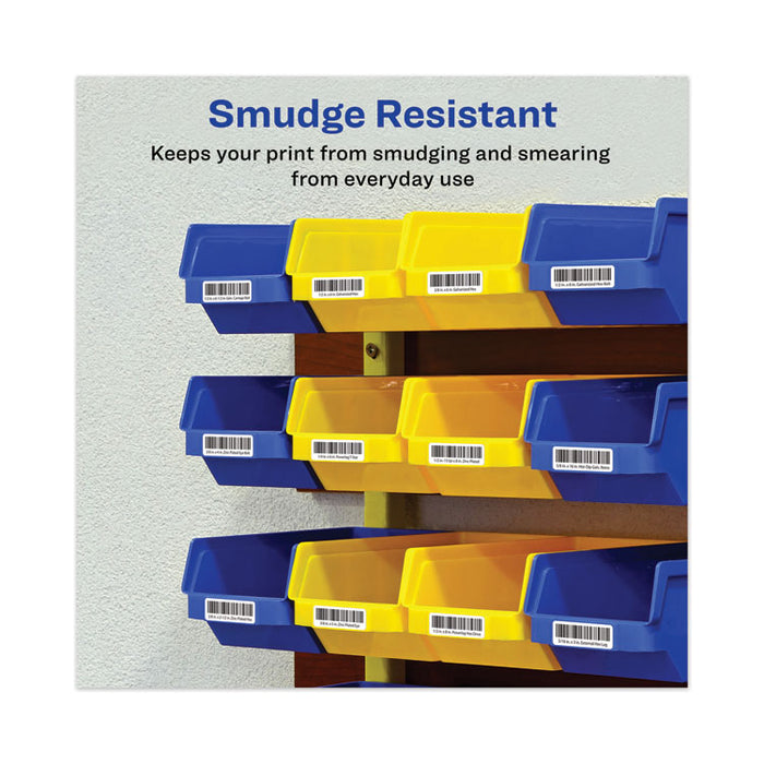 Multipurpose Thermal Labels, 1.13 x 3.5, White, 130/Roll, 2 Rolls/Pack