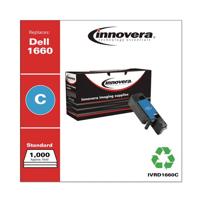 Remanufactured Cyan Toner, Replacement for 332-0400, 1,000 Page-Yield