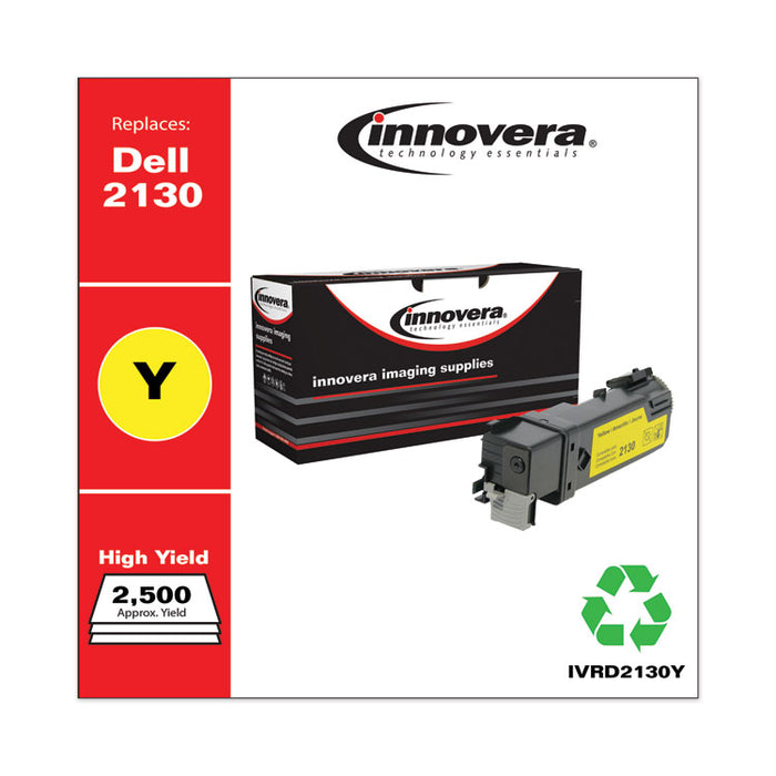 Remanufactured Yellow High-Yield Toner, Replacement for 330-1438, 2,500 Page-Yield