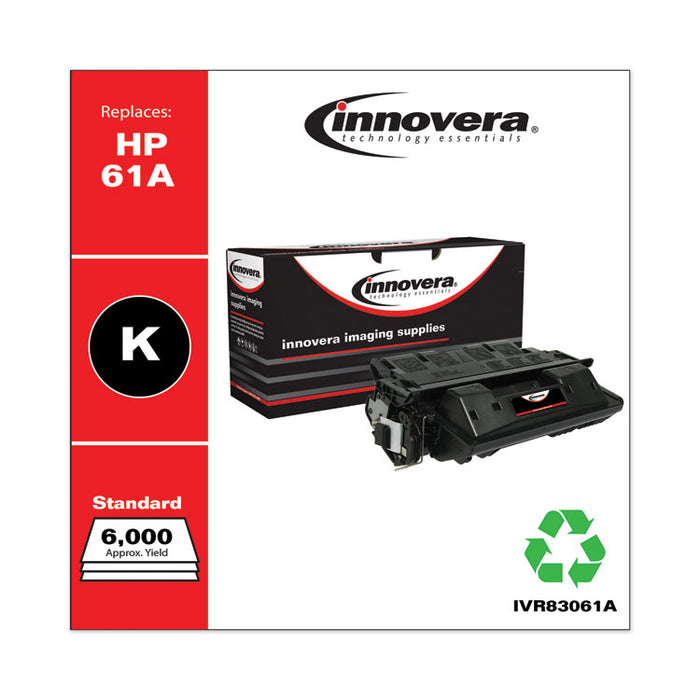 Remanufactured Black Toner, Replacement for 61A (C8061A), 6,000 Page-Yield