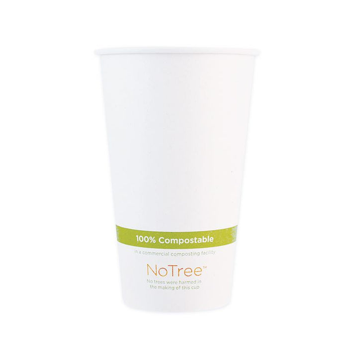 NoTree Paper Hot Cups, 20 oz, Natural, 1,000/Carton