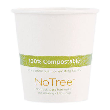 NoTree Paper Hot Cups, 10 oz, Natural, 1,000/Carton
