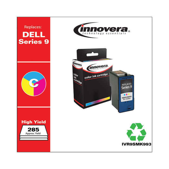 Remanufactured Tri-Color High-Yield Ink, Replacement for Series 9 (MK991), 285 Page-Yield