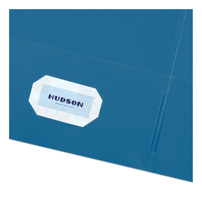 Two-Pocket Folder, Accommodates (40) 11 x 8.5 Sheets, Assorted Colors, 25/Box