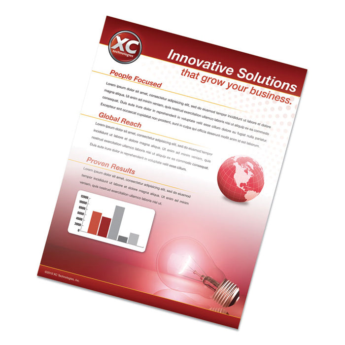 Laminating Pouches, 7 mil, 9" x 11.5", Gloss Clear, 100/Pack