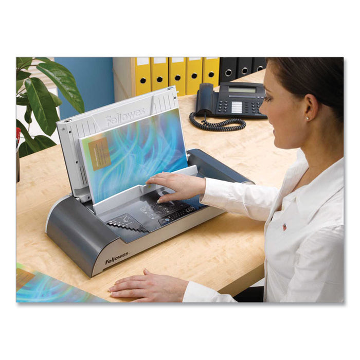 Helios 30 Thermal Binding Machine, 300 Sheets, 20.88 x 9.44 x 3.94, Charcoal/Silver