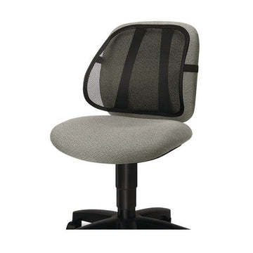 Office Suites Mesh Back Support, 17.75 x 5 x 15, Black