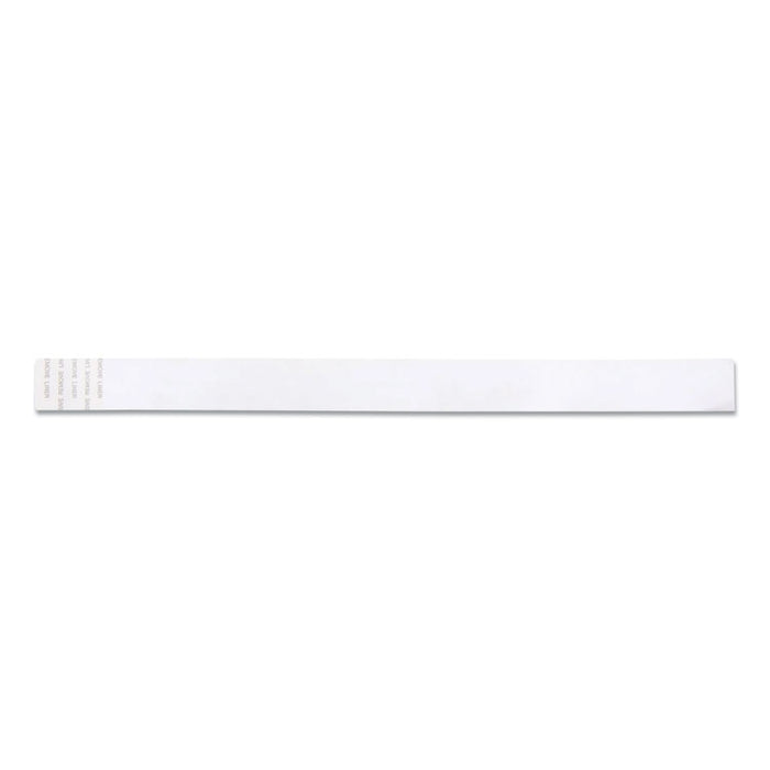 Security Wristbands, Sequentially Numbered, 10" x 0.75", Yellow, 100/Pack