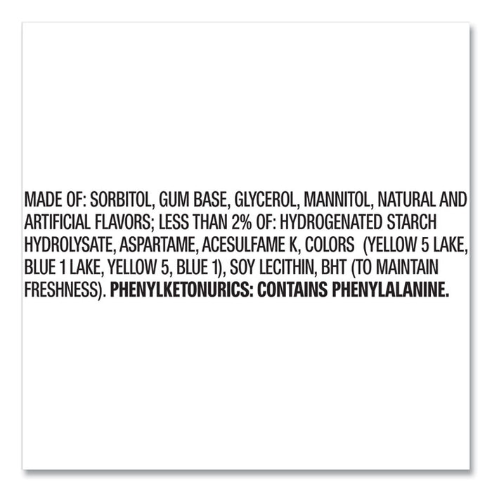 5 Gum, Peppermint Cobalt, 15 Sticks/Pack, 10 Packs/Box