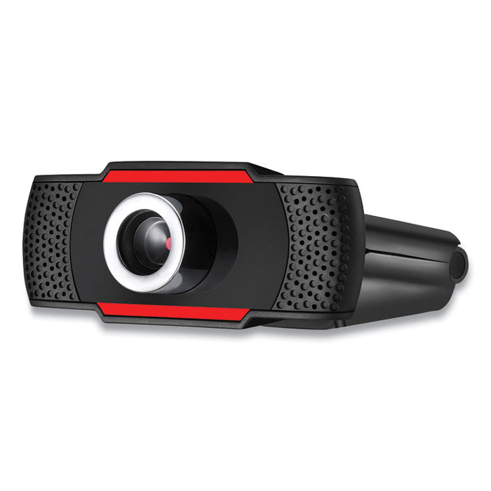 CyberTrack H3 720P HD USB Webcam with Microphone, 1280 pixels x 720 pixels, 1.3 Mpixels, Black