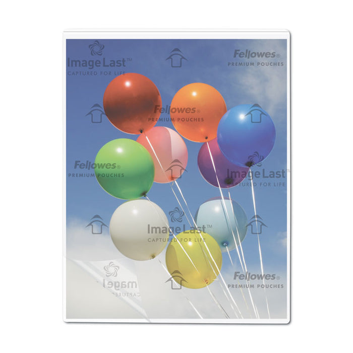 ImageLast Laminating Pouches with UV Protection, 3 mil, 9" x 11.5", Clear, 50/Pack