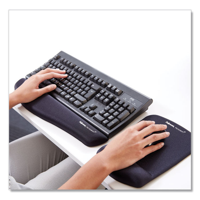 PlushTouch Keyboard Wrist Rest with FoamFusion Technology, 18.12 x 3.18, Black