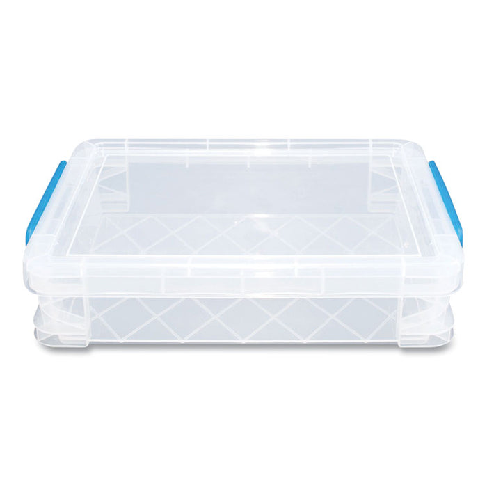 Super Stacker File and Document Box, Letter Files, 10.5 x 14.5 x 3.38, Translucent White