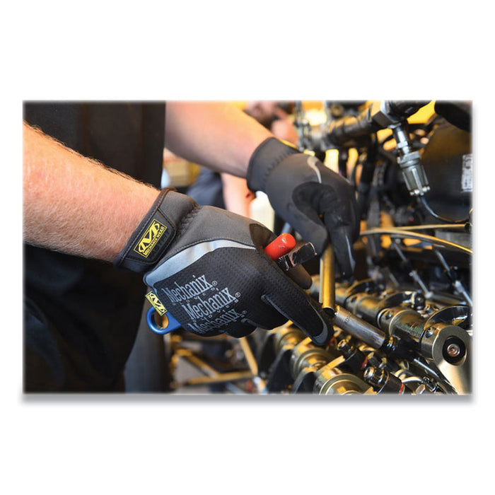 FastFit Work Gloves, Small, Black, Pair