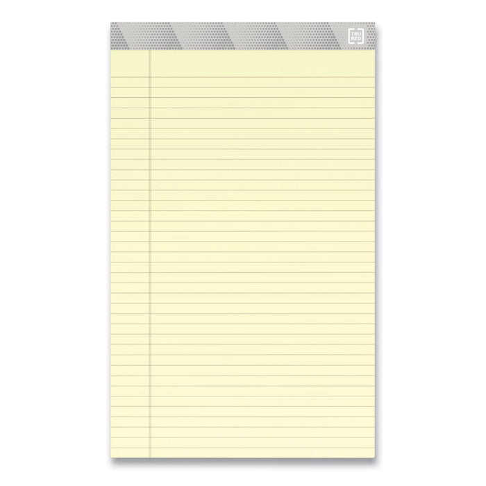 Notepads, Wide/Legal Rule, (50) Canary 8.5 x 14 Sheets, 12/Pack