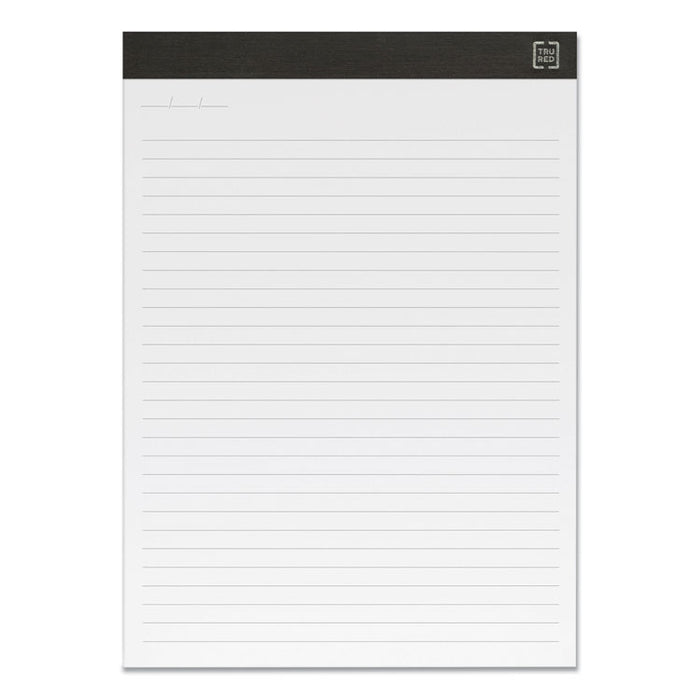 Notepads, Wide/Legal Rule, (50) White 8.5 x 11 Sheets, 12/Pack